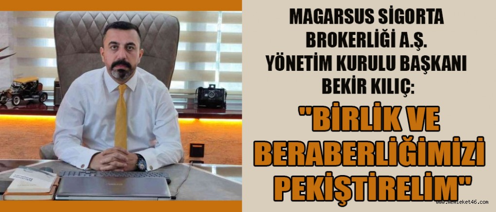Bekir Kılıç'tan Mevlid Kandili Mesajı